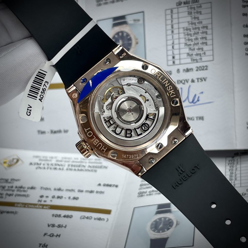 Hublot Replica 11 Watch Orlinski King Gold With Natural Diamonds 40mm