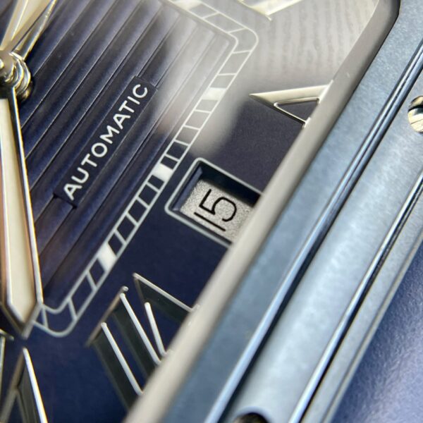 Cartier Replica 1:1 Watch Santos WSSA0030 Blue Dial Rubber Strap 39.8mm