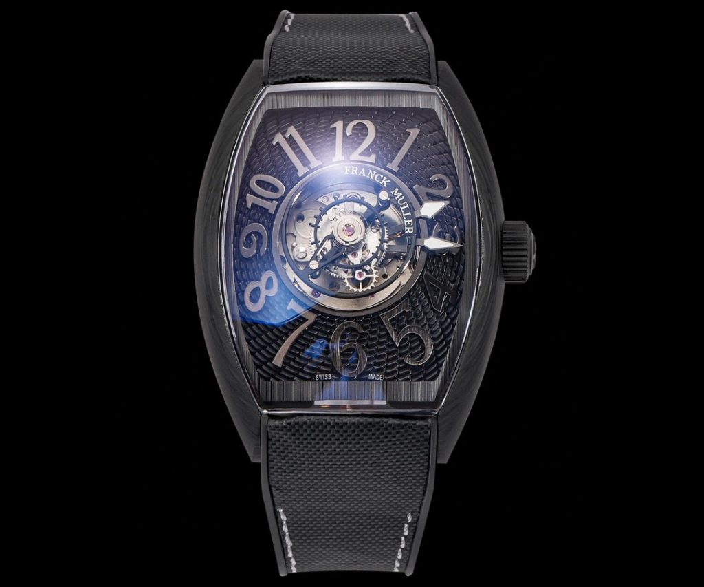 Franck Muller Grand Central Tourbillon Carbon Best Replica Watch 45mm