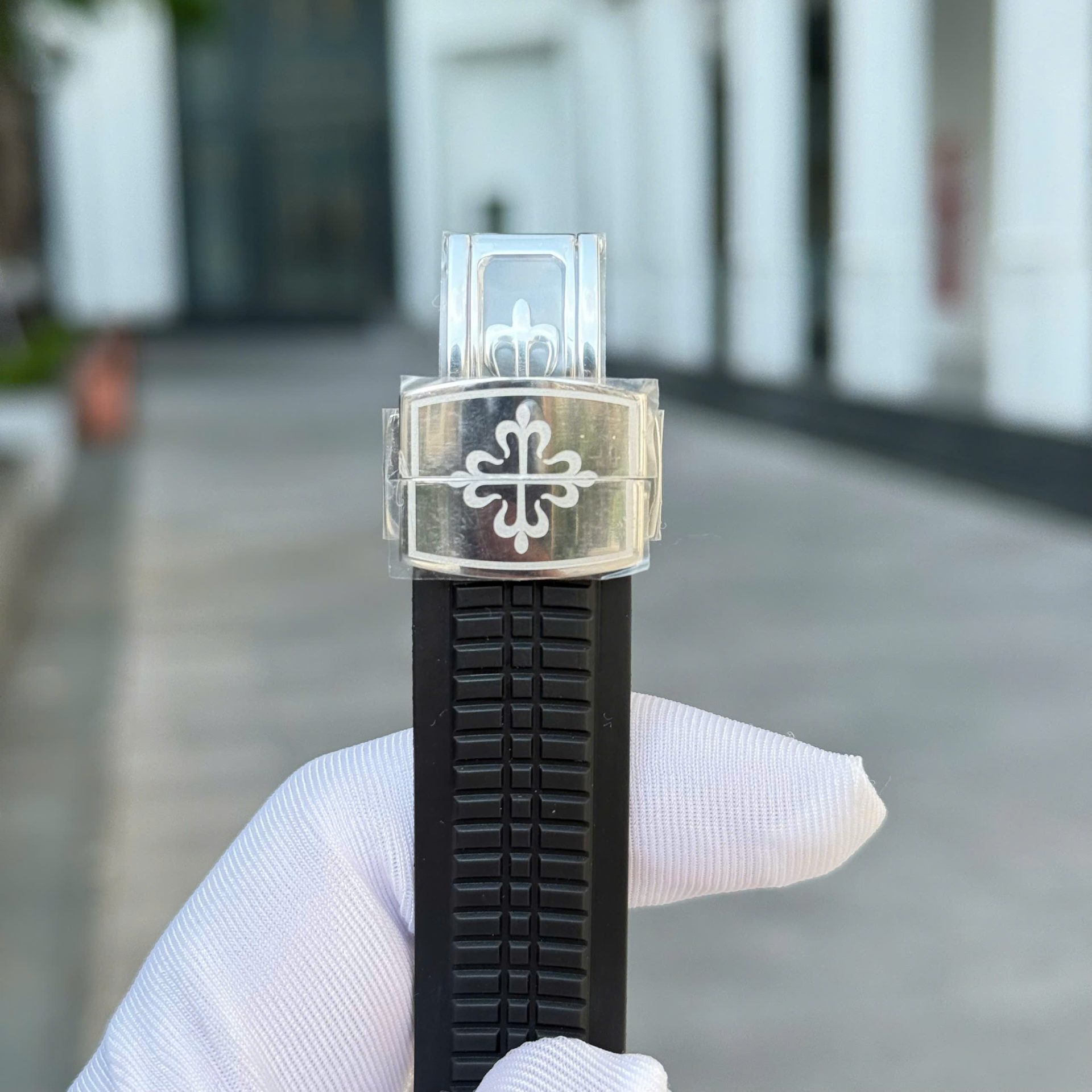 Patek Philippe Aquanaut 5167 Knock Off Watches Gray Dial Rubber Strap Custom BBF Factory 40mm