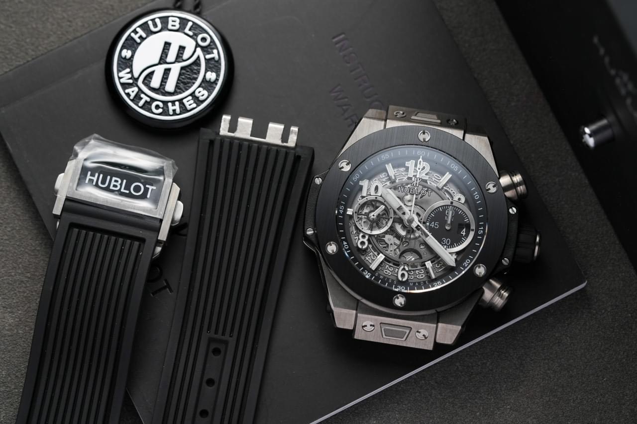 Hublot Replica 11 Watch Big Bang Unico Black Bezel Factory BBF 44mm