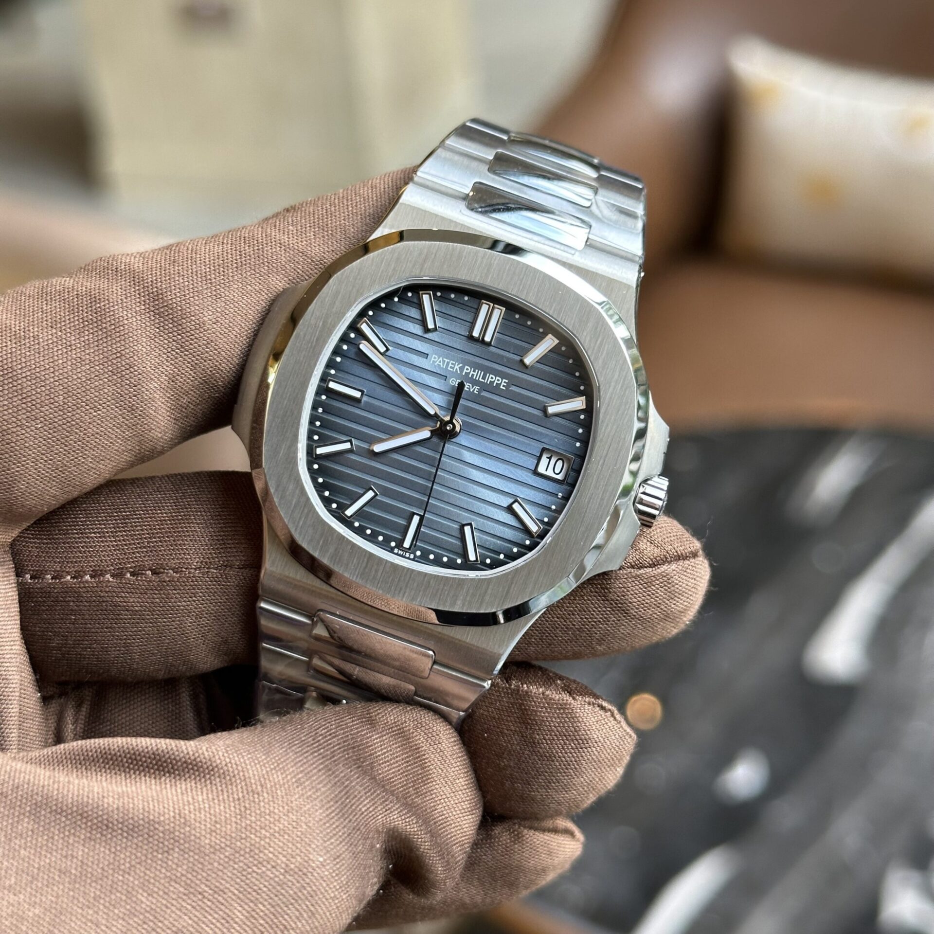 Patek Philippe Nautilus 5811 Replica 1:1 Watch Grey Dial 3K Factory 41mm