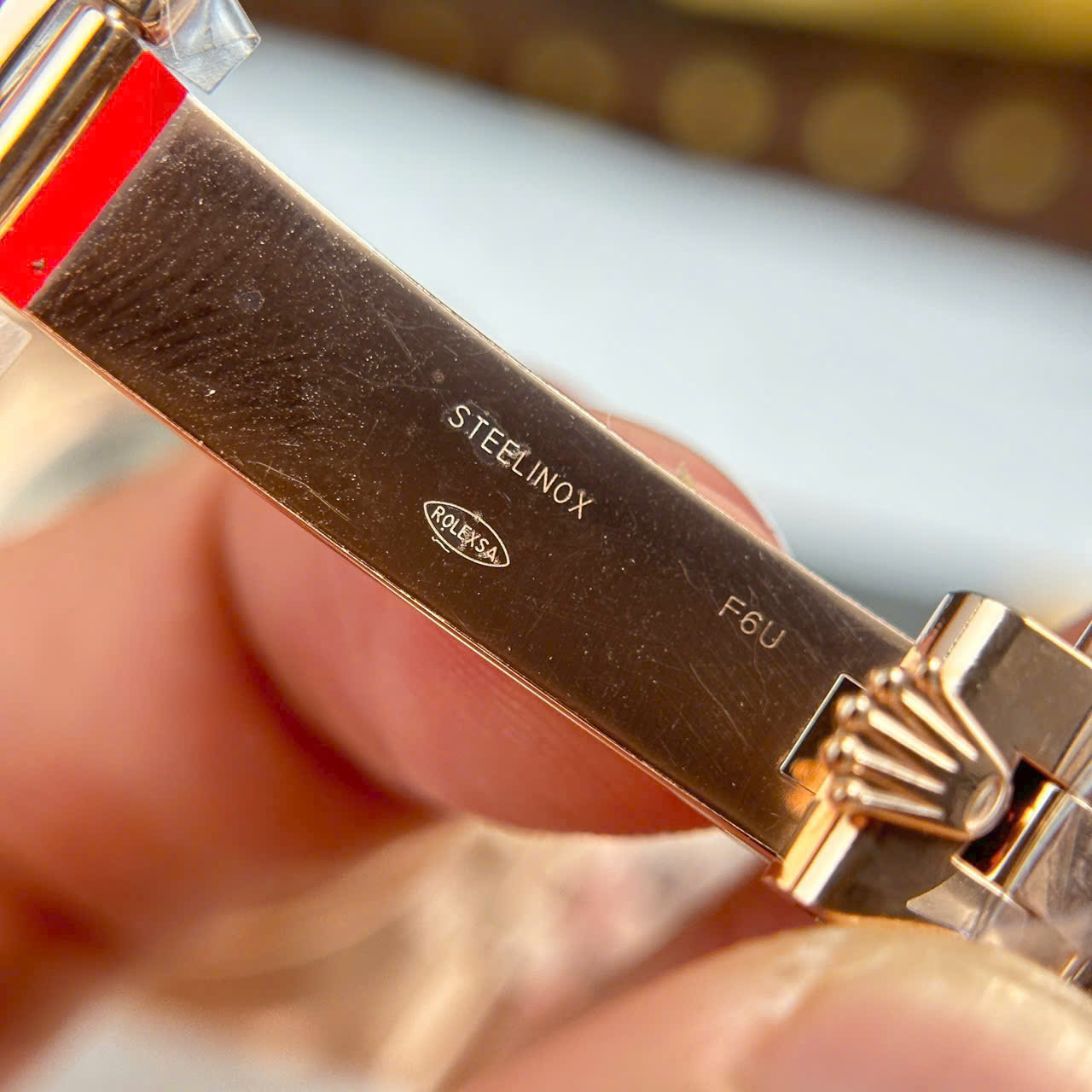 Rolex Land-Dweller 127235 Rose Gold Honeycomb Motif Dial Luxury Fake Watches 40mm