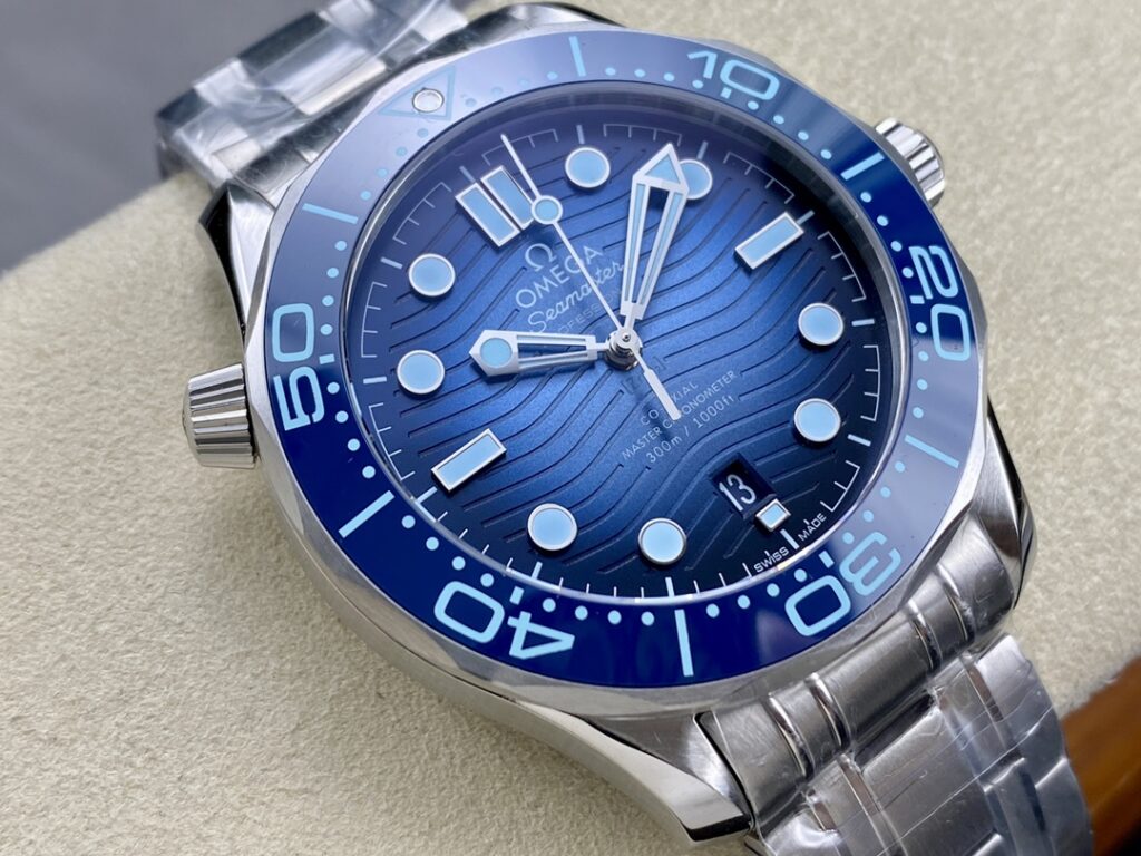 Omega Replica 1:1 Watch Seamaster 75th Anniversary Summer Blue 42mm