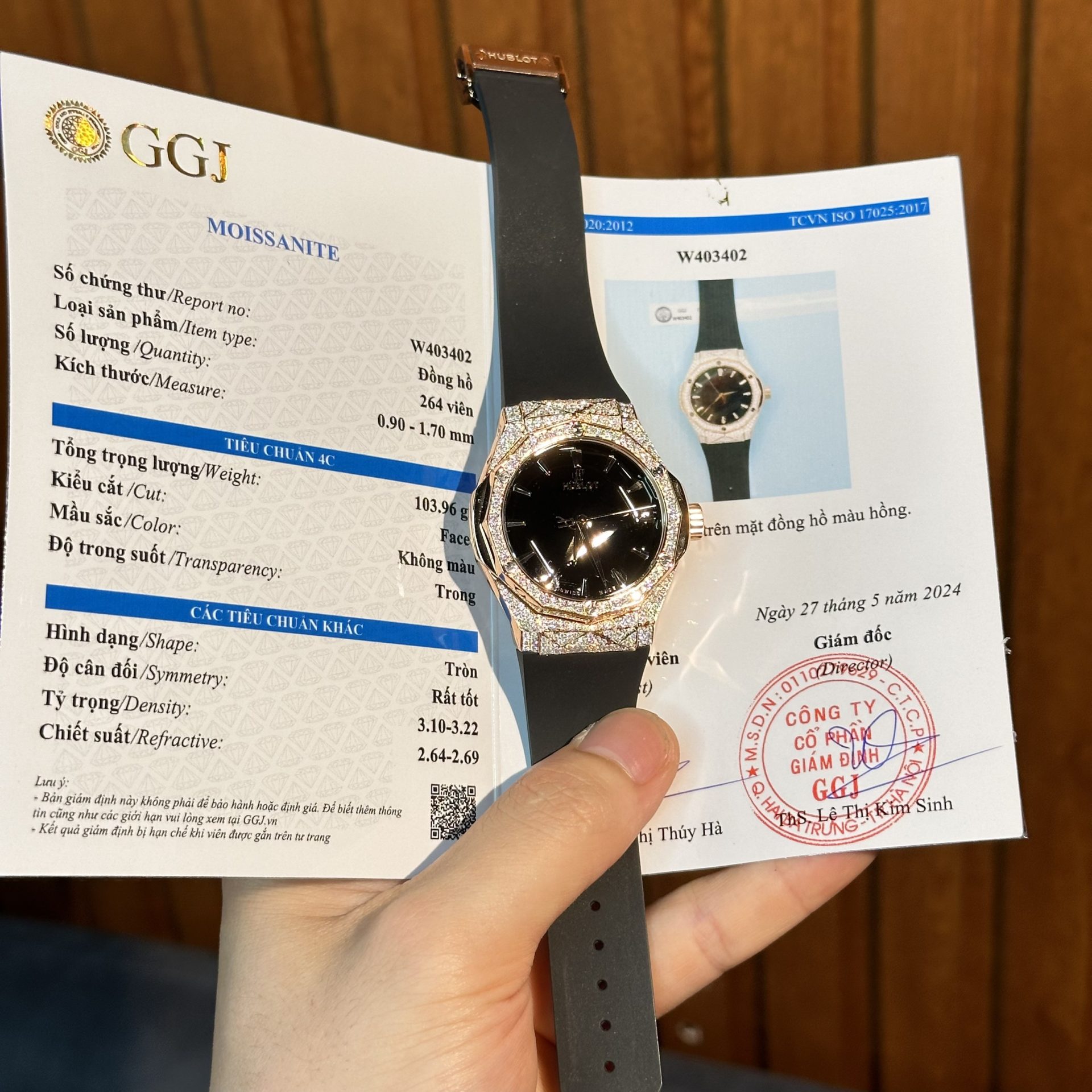 Hublot Replica 11 Watch Orlinski King Gold Full Diamond Moissanite Hong Kong 40mm