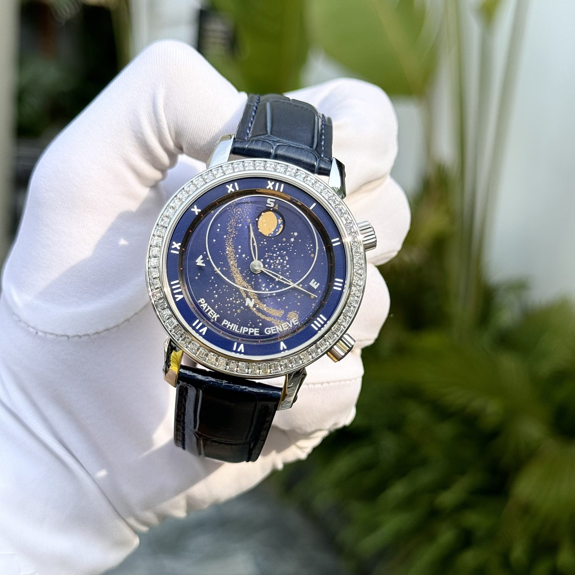 Patek Philippe Replica 1:1 Watch Grand Complications 5104G Blue 44mm
