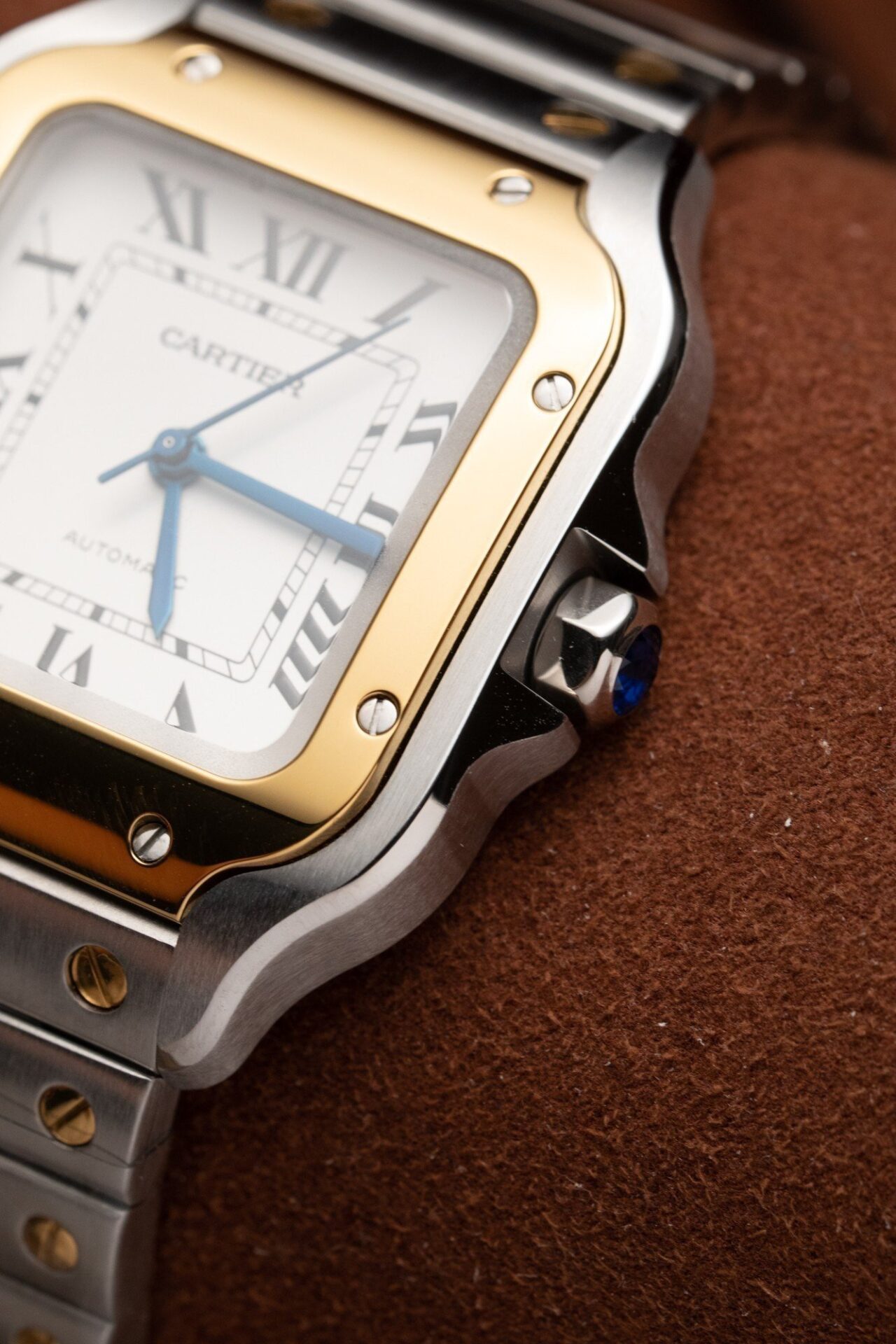 Cartier Santos WSSA0029 Replica 1:1 Watch Women s Demi Gold BV Factory 35mm