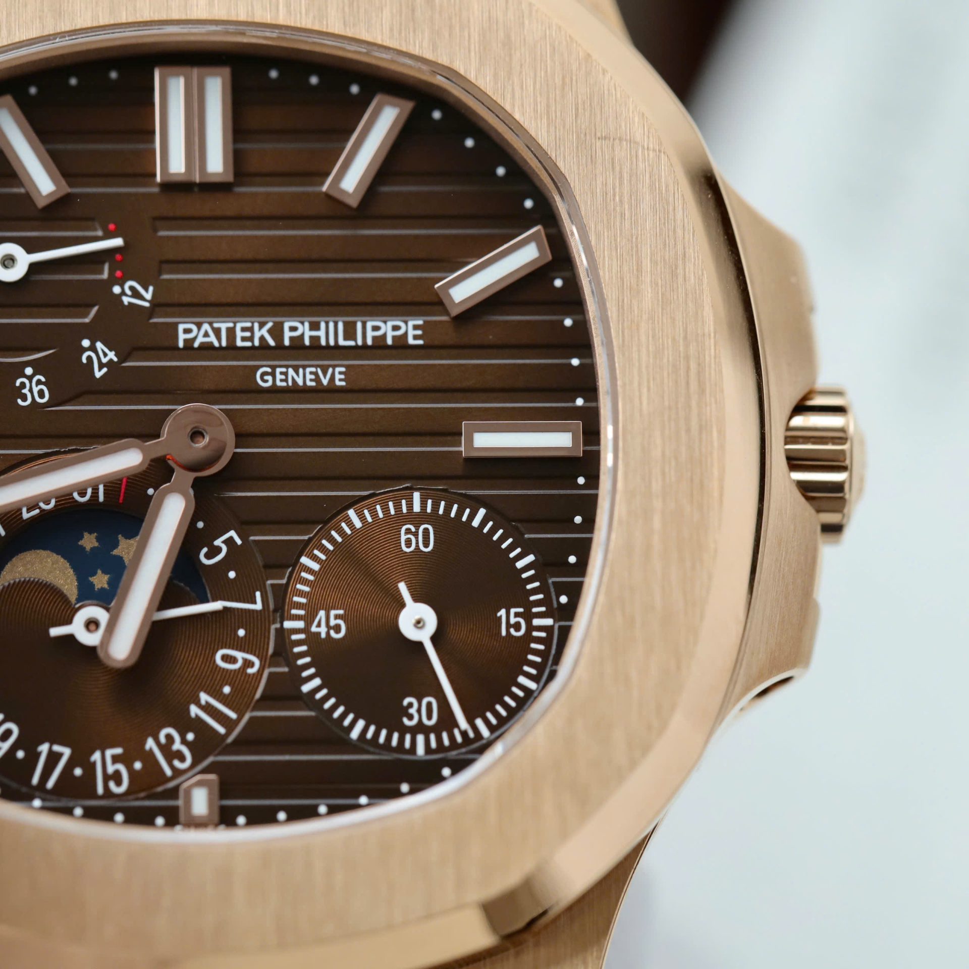 Patek Philippe Nautilus 5712R Replica Watch Dial Brown PPF Factory 40mm