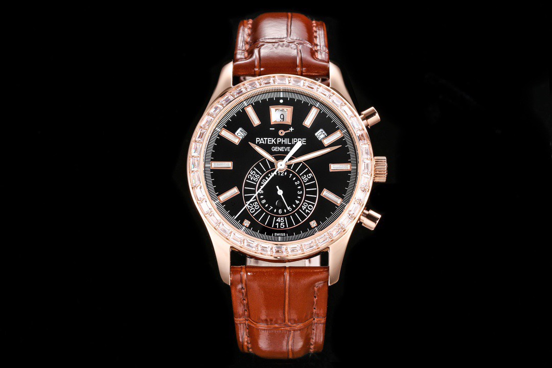 Patek Philippe Replica 1:1 Watch Complications 5961R Brown Leather Strap 40.5mm