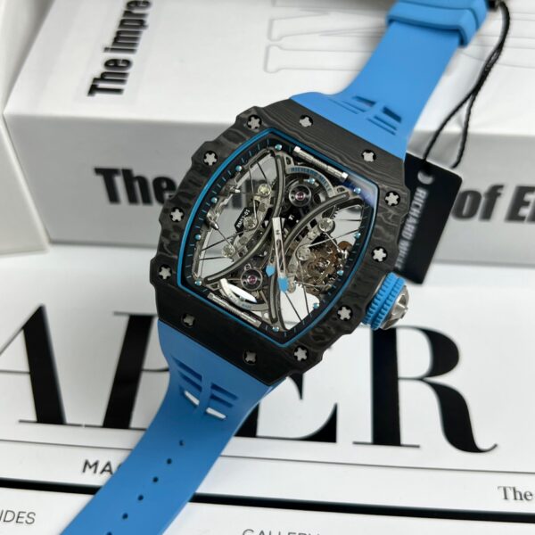 Richard Mille Rep 11 Watch Men s RM53-01 Pablo Mac Donough Tourbillon Carbon Case 44.5mm