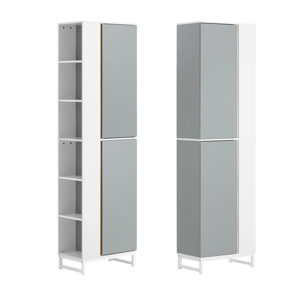 Cordoco | Bad Hochschrank | Badschrank | Badezimmermöbel | BZR76-HG