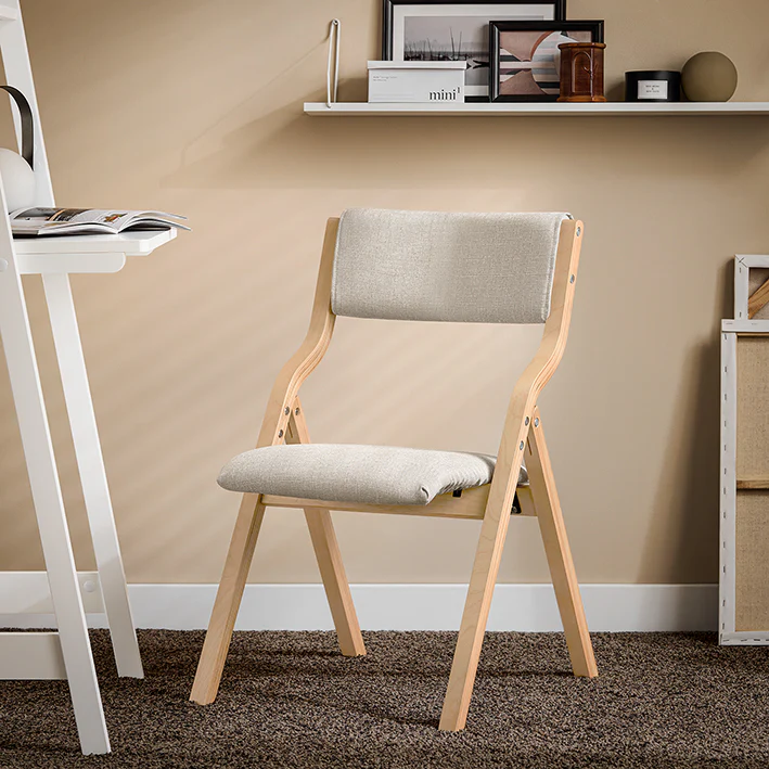 Cordoco | Klappstuhl | Küchenstuhl l Schreibtischstuhl Kinder | Hellgrau | FST40-HG