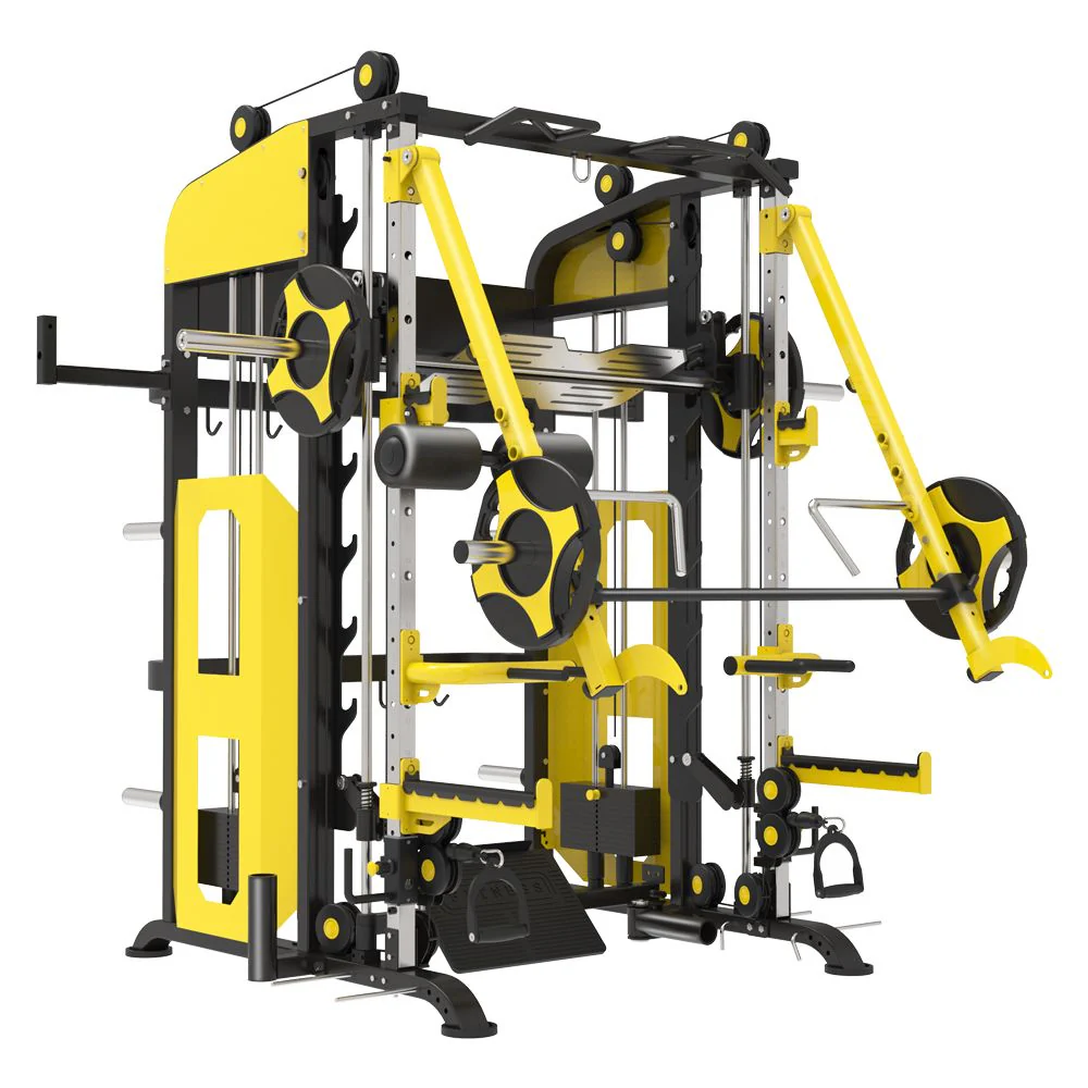 The Behemoth - Ultimate Cross Functional Trainer & Smith Machine with HUGE 2 x 100kg Weight Stacks