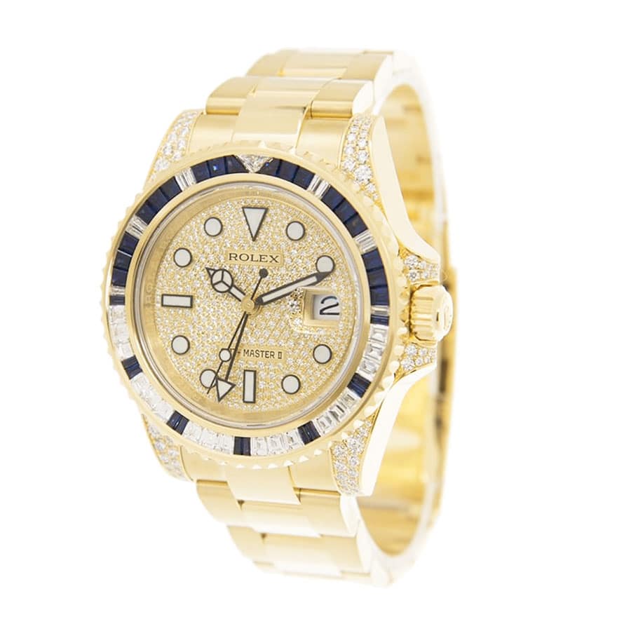 Rolex Gold Diamond Watch Replica 40MM