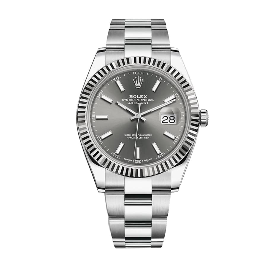 Rolex Datejust Grey Dial Replica 42MM