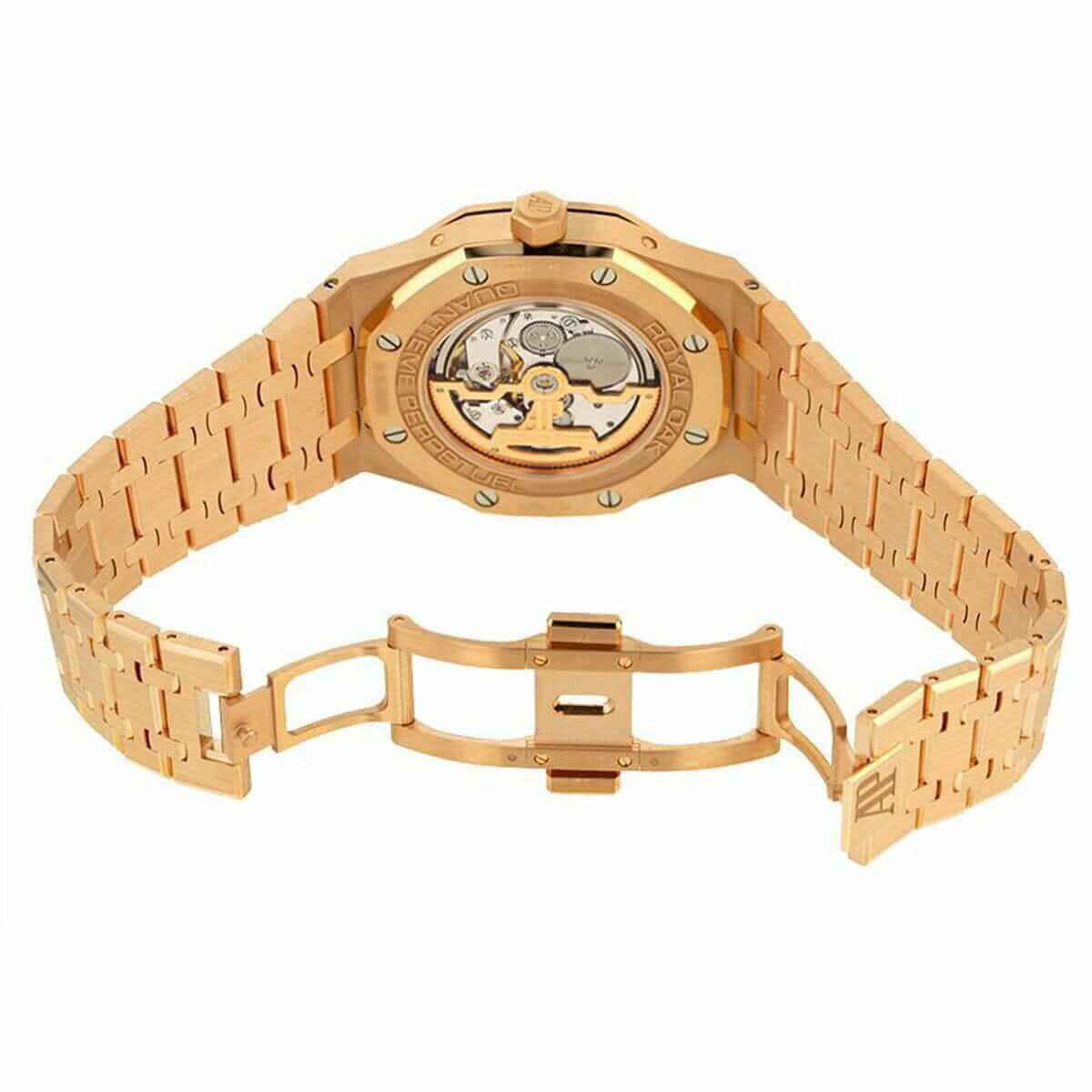 AP Rose Gold Blue Dial Replica 41MM