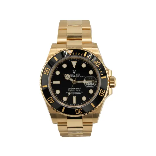 Rolex Submariner Date 126618 Yellow Gold Black Dial Replica 41MM