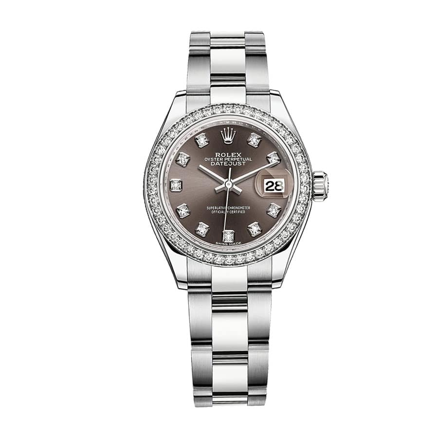 Rolex Datejust Dark Grey Diamond Replica