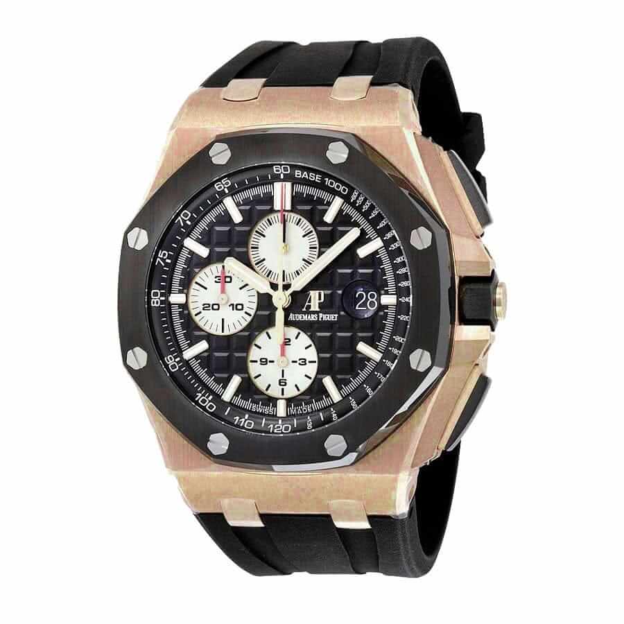 AP Rose Gold Black Replica 44MM