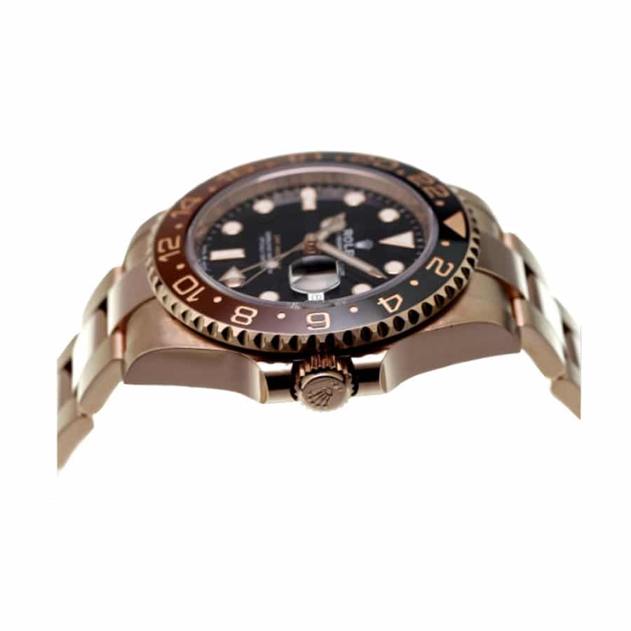 Rolex GMT-Master II 126715CHNR-0001 Rose Gold Automatic Black Dial Oyster Replica 40MM