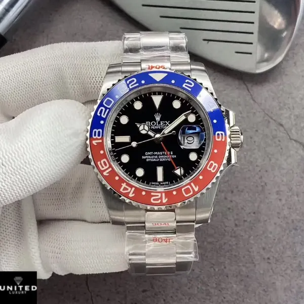 Rolex GMT-Master II 40mm Black Dial 126710BLRO Oyster Replica