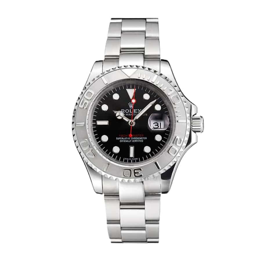 Rolex Yacht-Master 116622 Stainless Steel Dark Rhodium Dial Replica 40MM