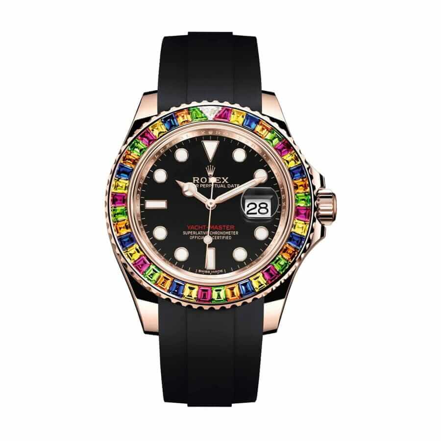 Rolex Perpetual Yacht-Master Gem-Set Bezel 116695 SATS Replica 40MM