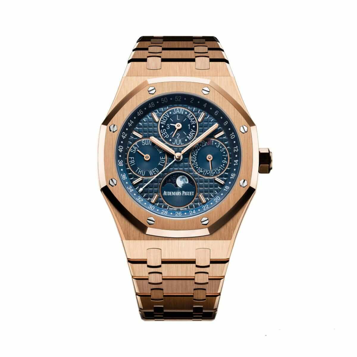 AP Rose Gold Blue Dial Replica 41MM