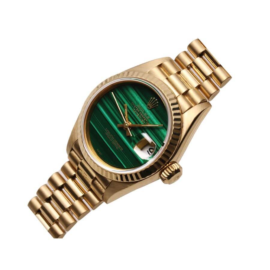 Rolex Datejust 69178 Yellow Gold Malachite Dial Replica