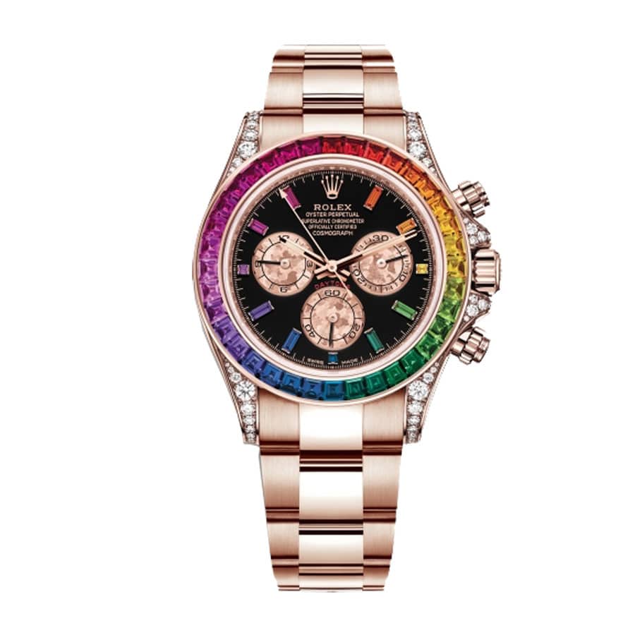 Rolex Daytona Cosmograph 116519 Rainbow   Black Dial Replica