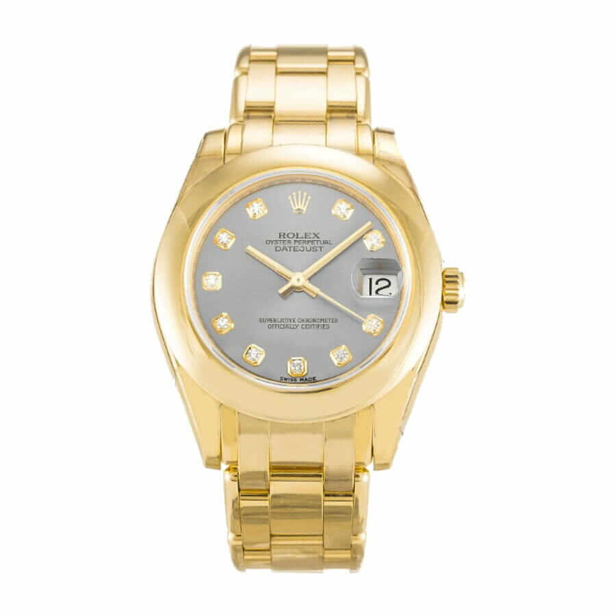 Rolex Pearl Master 81208 Gold   Diamond Dial Replica