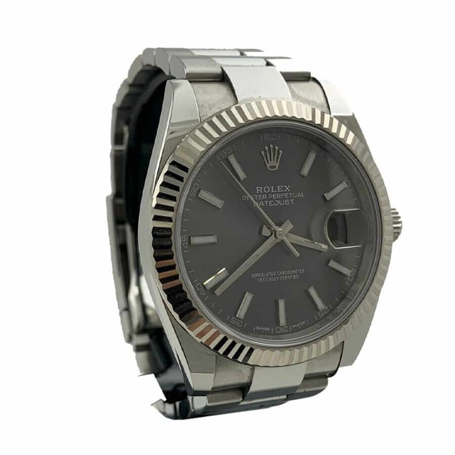 Rolex Datejust Grey Dial Replica 42MM