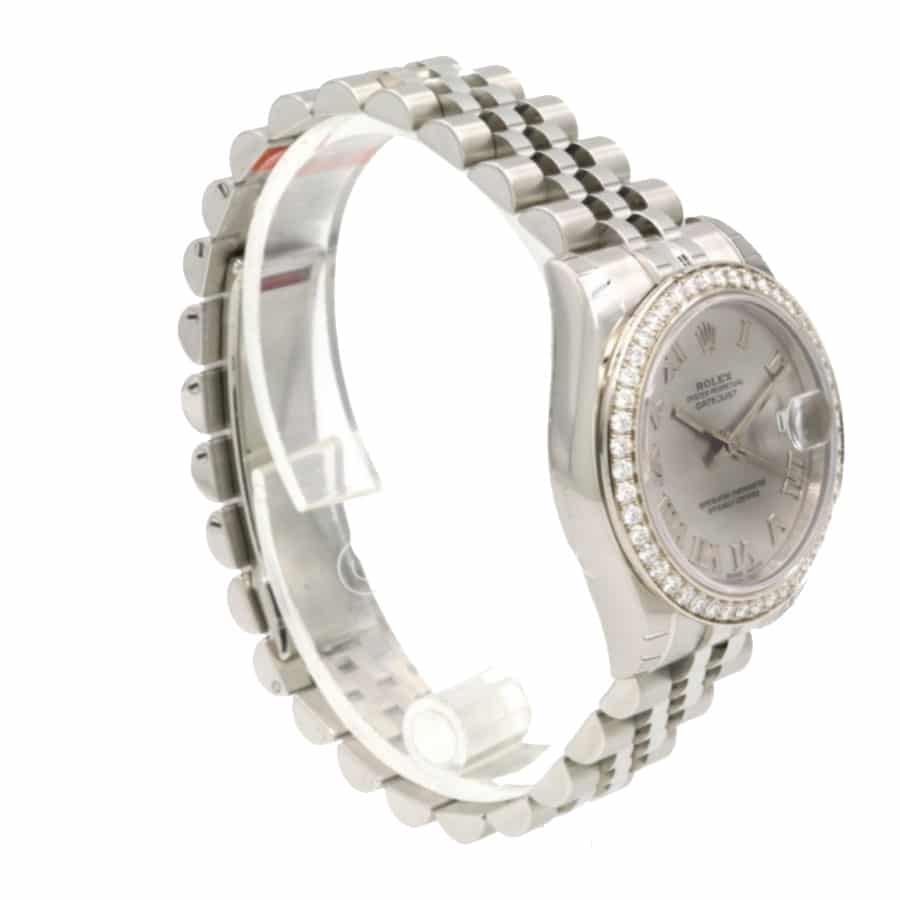 Rolex Datejust 279166 Platinum Automatic Grey With Diamond Dial Jubilee Replica 28MM