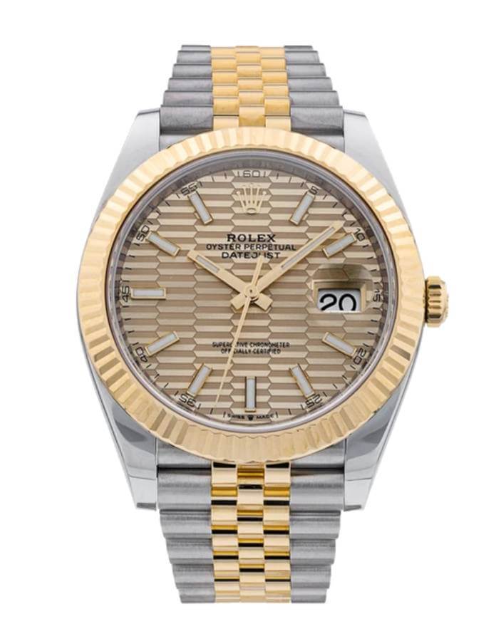Rolex Datejust 41 126333 Gold Motif Replica