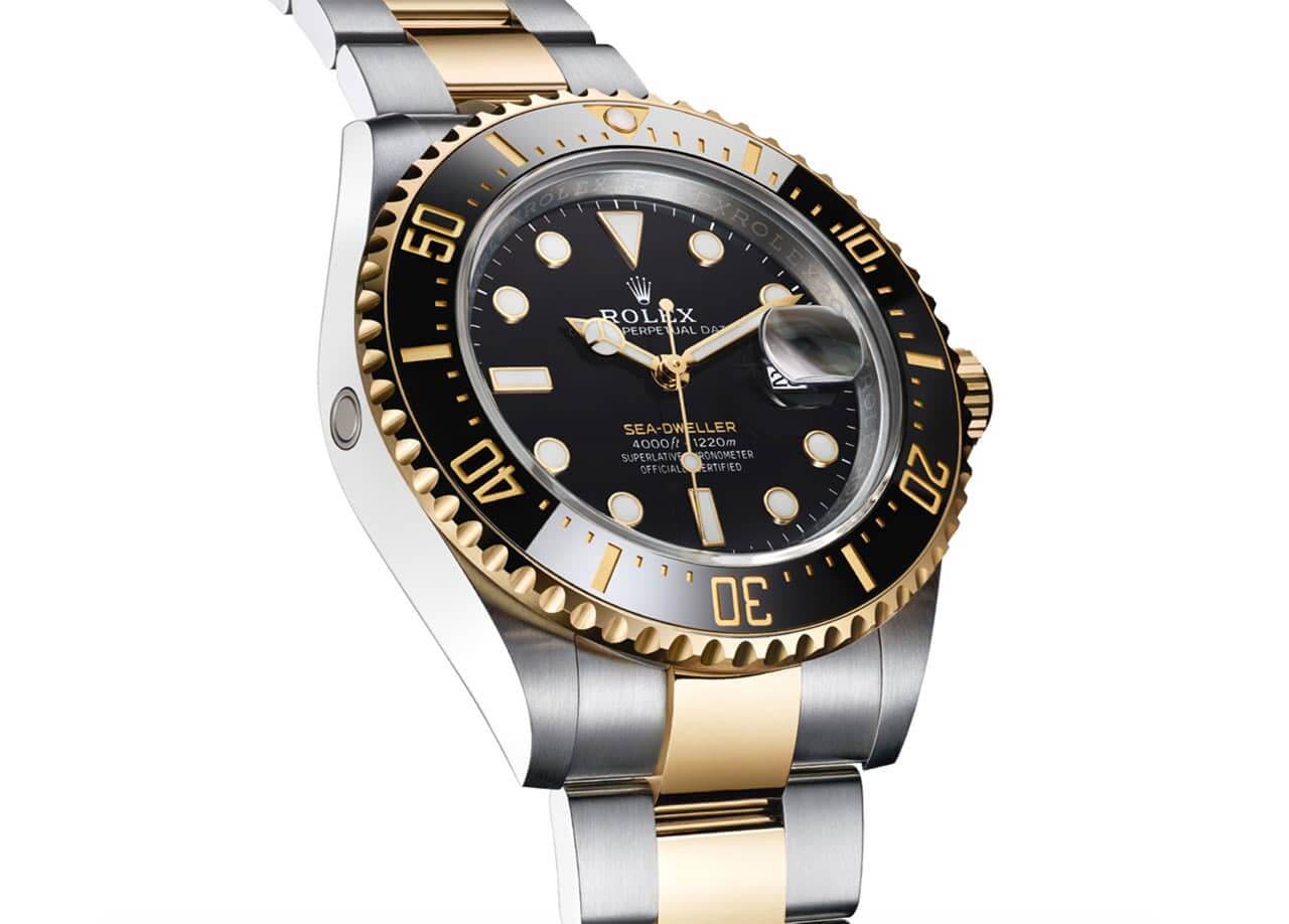 Rolex Sea-Dweller Two Tone Black Dial 126603-0001 Oyster Replica