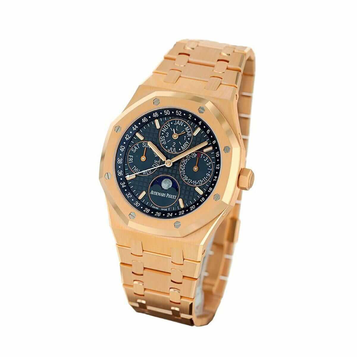 AP Rose Gold Blue Dial Replica 41MM