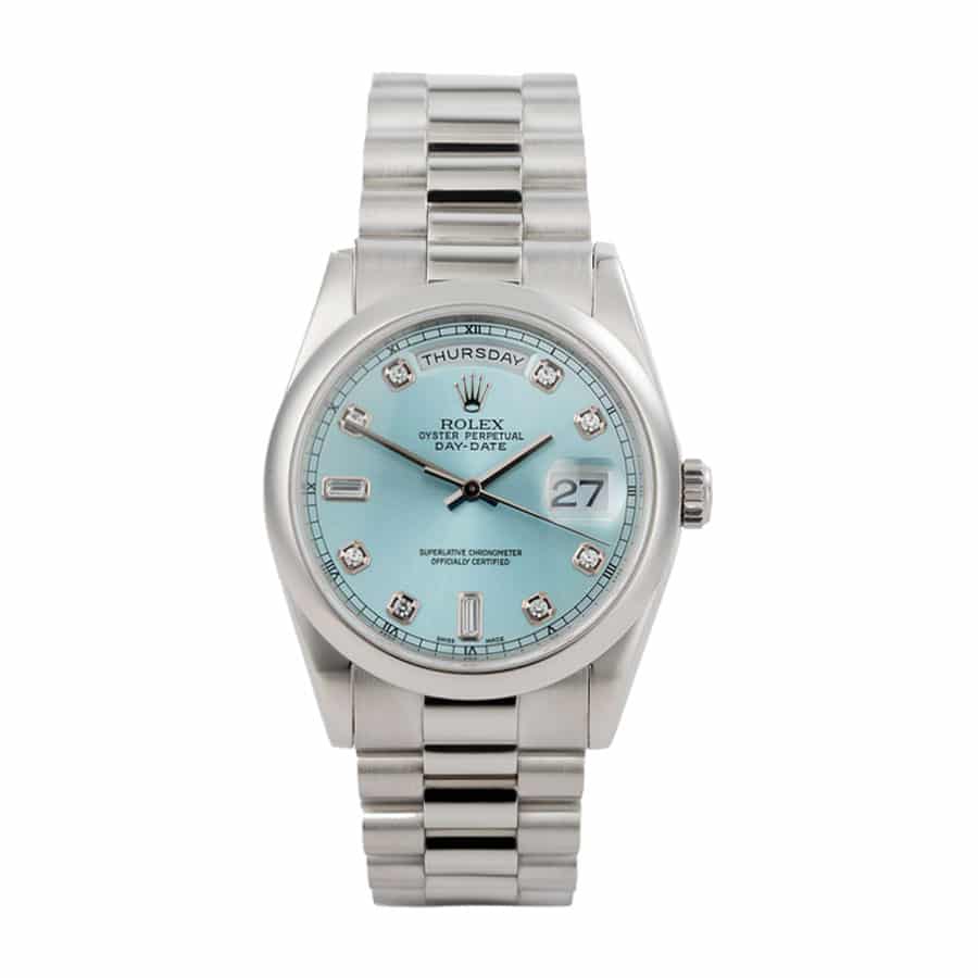 Day-Date Ice Blue Watch Replica