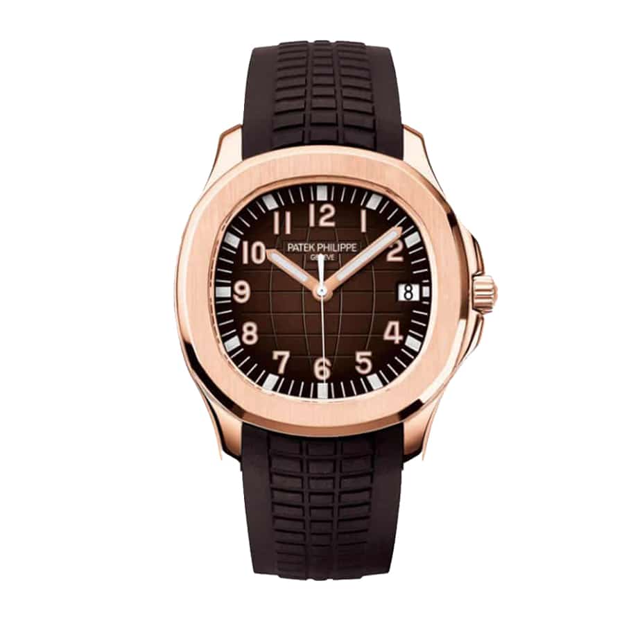 Patek Philippe Gold Brown Strap Replica  40MM