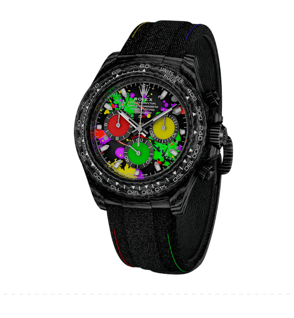 Rolex Daytona Carbon Cosmograph Cream Dial 4130cr Replica