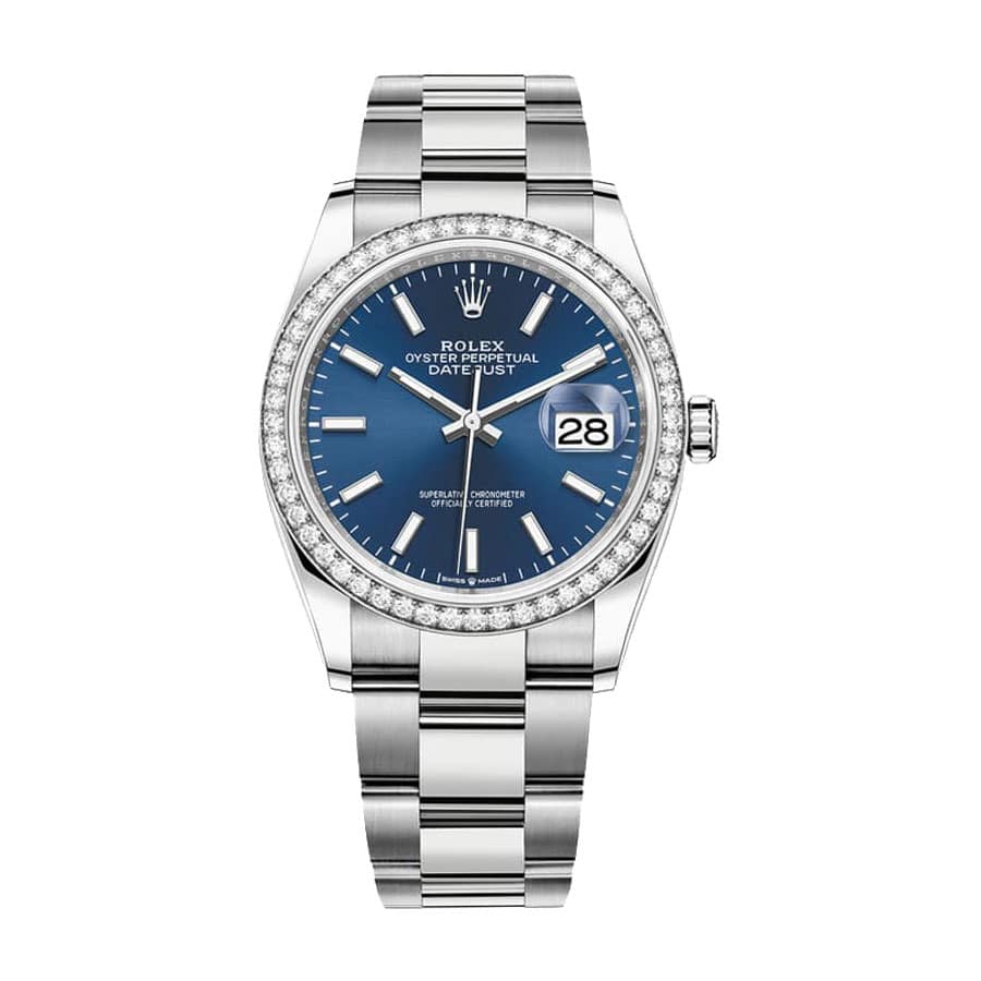 Rolex Datejust Steel Diamond Replica 36MM