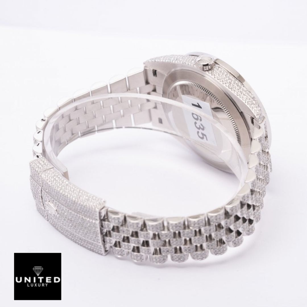 Rolex Datejust 126300 Iced Out Rainbow Replica