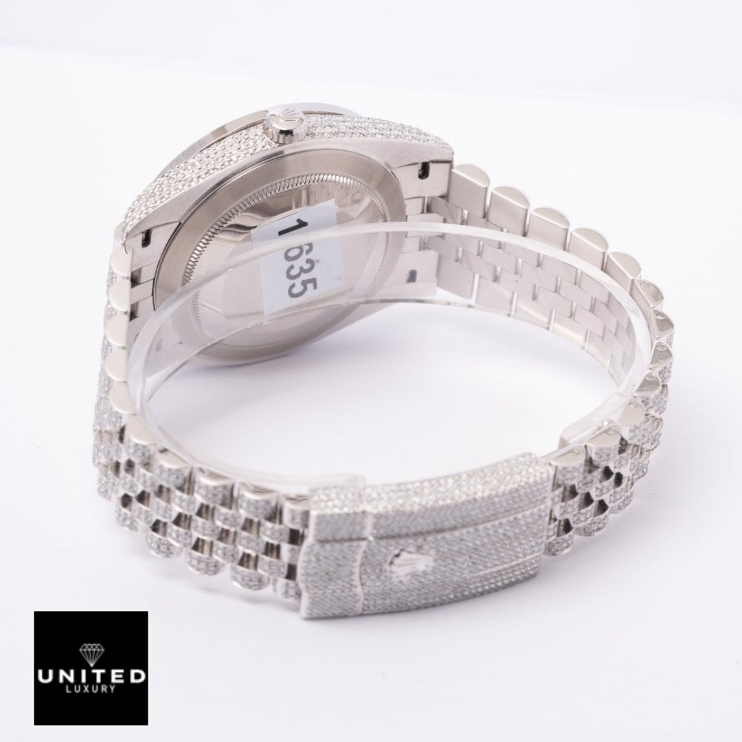 Rolex Datejust 126300 Iced Out Rainbow Replica