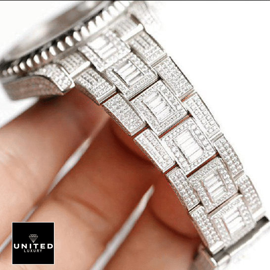 Rolex Submariner 116610LN-97200 Iced Out Watch Replica  40MM