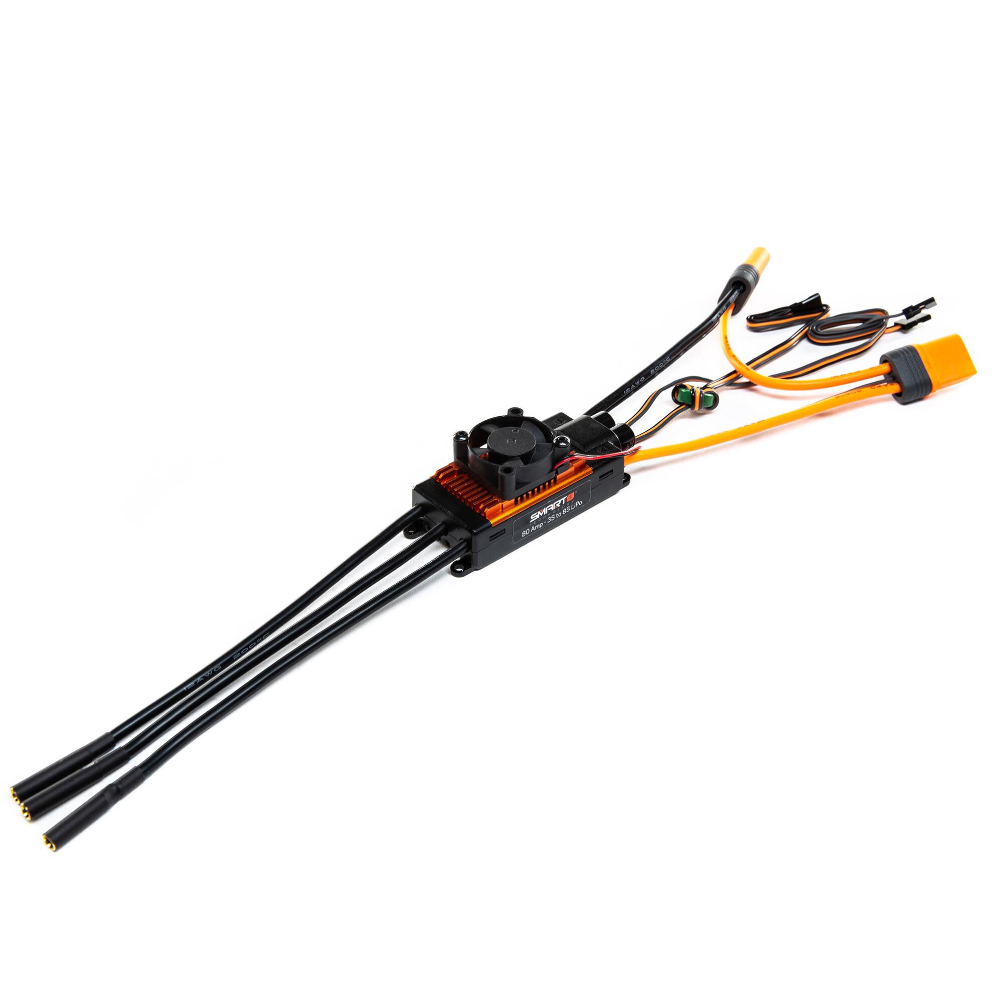 Spektrum Accessories Avian 80-Amp Brushless Smart ESC, 3S-8S