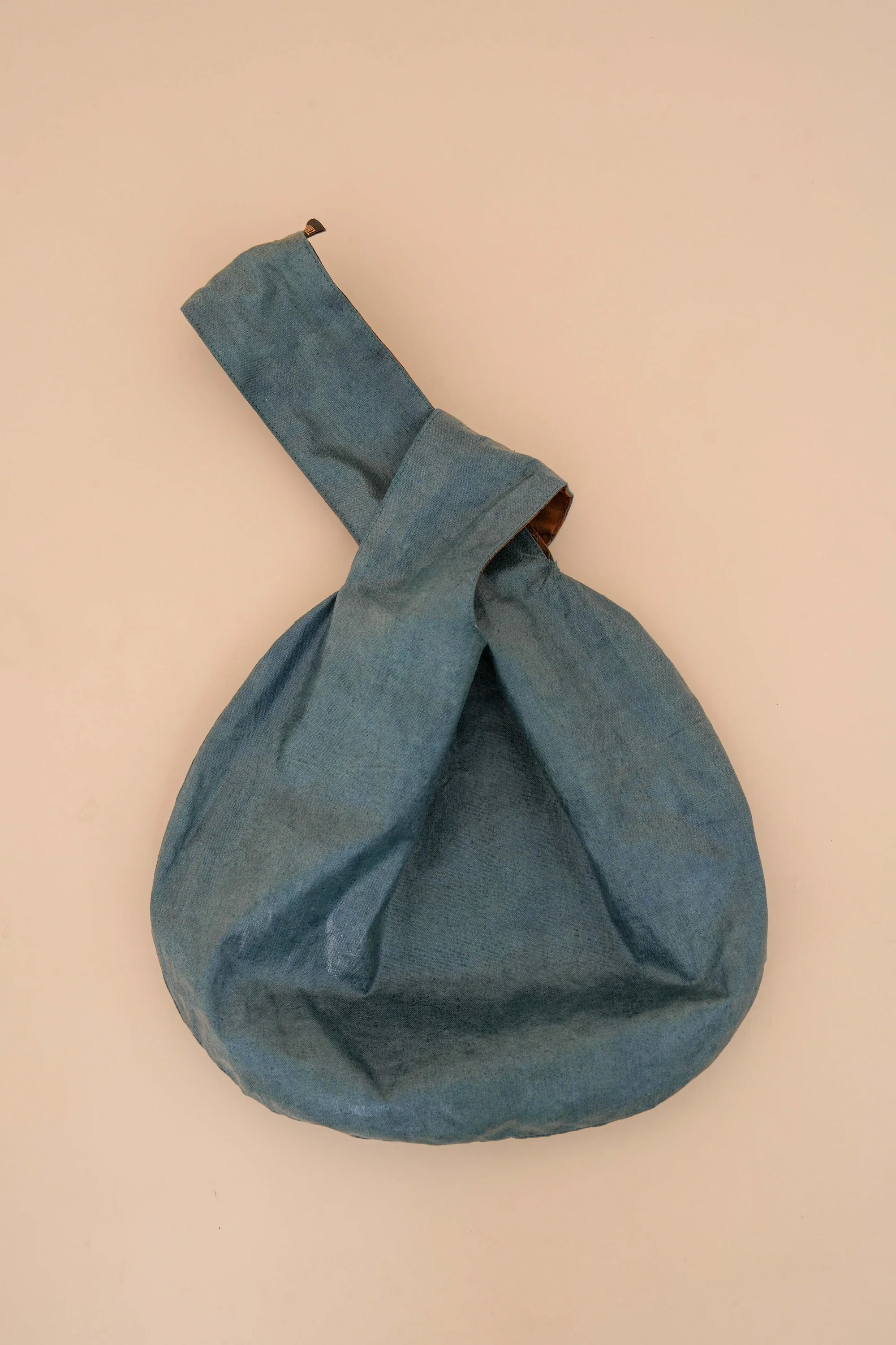 Azure + Jasmine Reversible Knot Bag