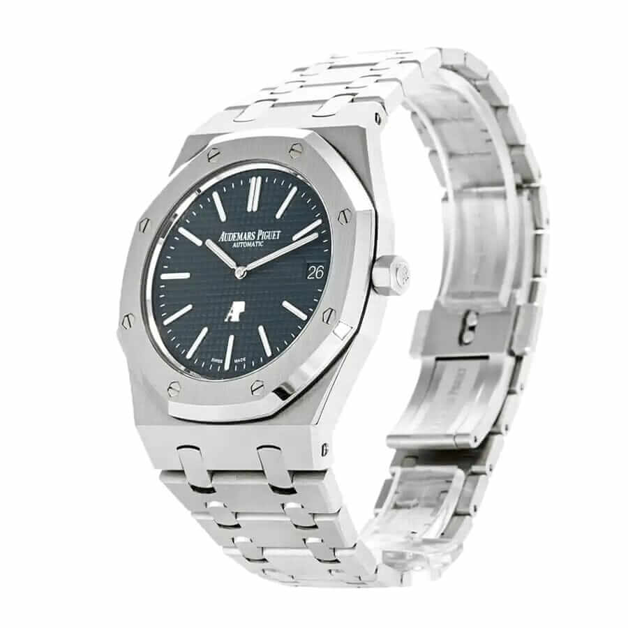 Audemars Piguet Royal Oak Blue Textured Dial on SS Bracelet AP2121 Replica