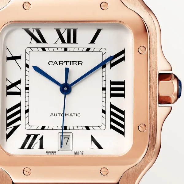 Cartier Santos Large Model Rose Gold WGSA0019