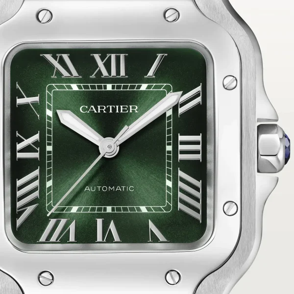 Cartier Santos Medium Model Green WSSA0061