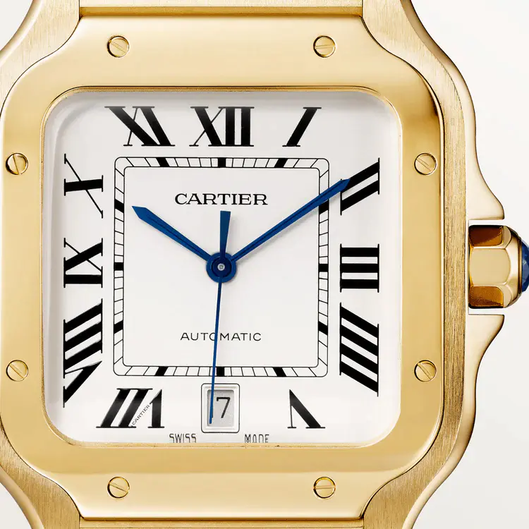 CARTIER SANTOS Large Model Gold WGSA0029