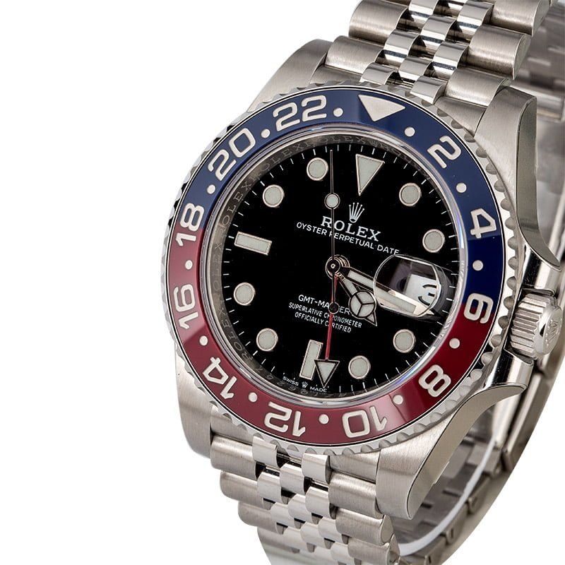 Superclone Rolex GMT-Master II 40mm Black Dial 126710BKSJ